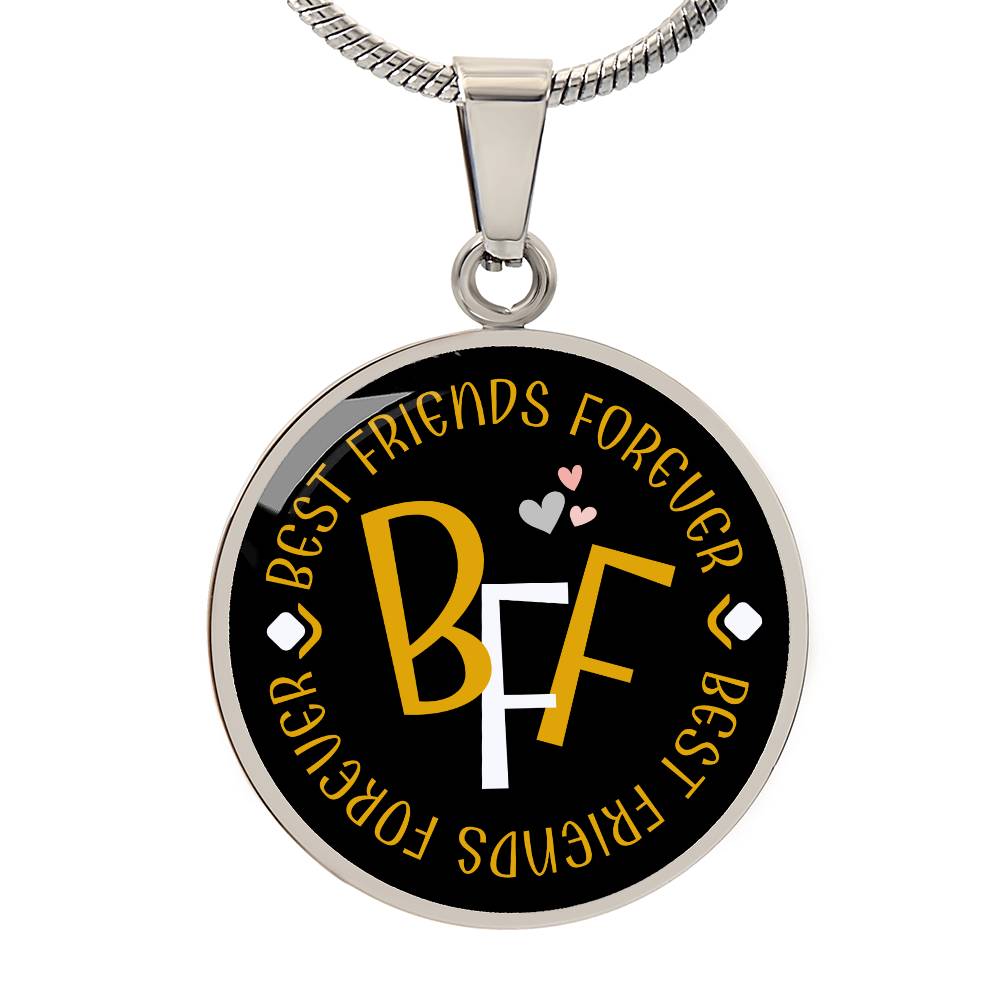 BFF - Best Friends Forever || Pendant Necklace || PERSONALIZABLE