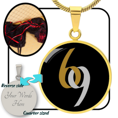 OH MY ... 69 || Naughty ♦ Pendant Necklace || PERSONALIZABLE