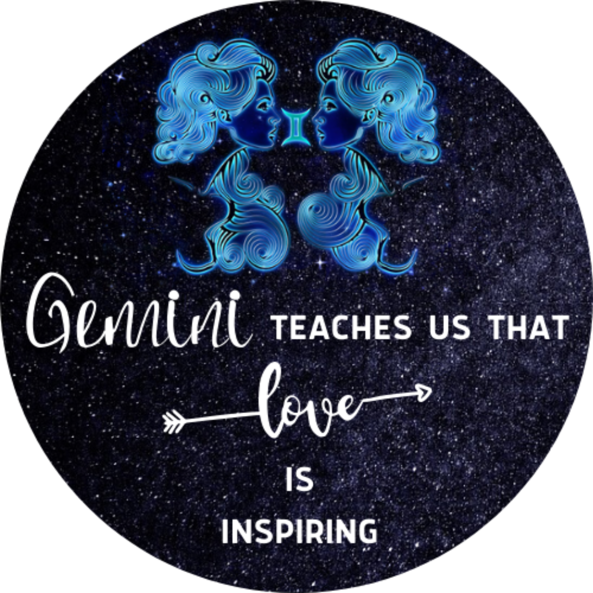 GEMINI and LOVE | Personalizable Pendant Necklace