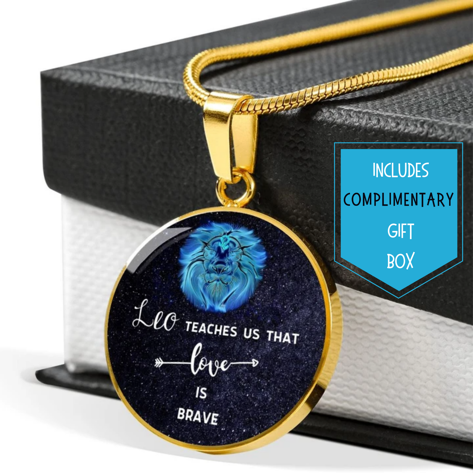 LEO and LOVE | Personalizable Pendant Necklace