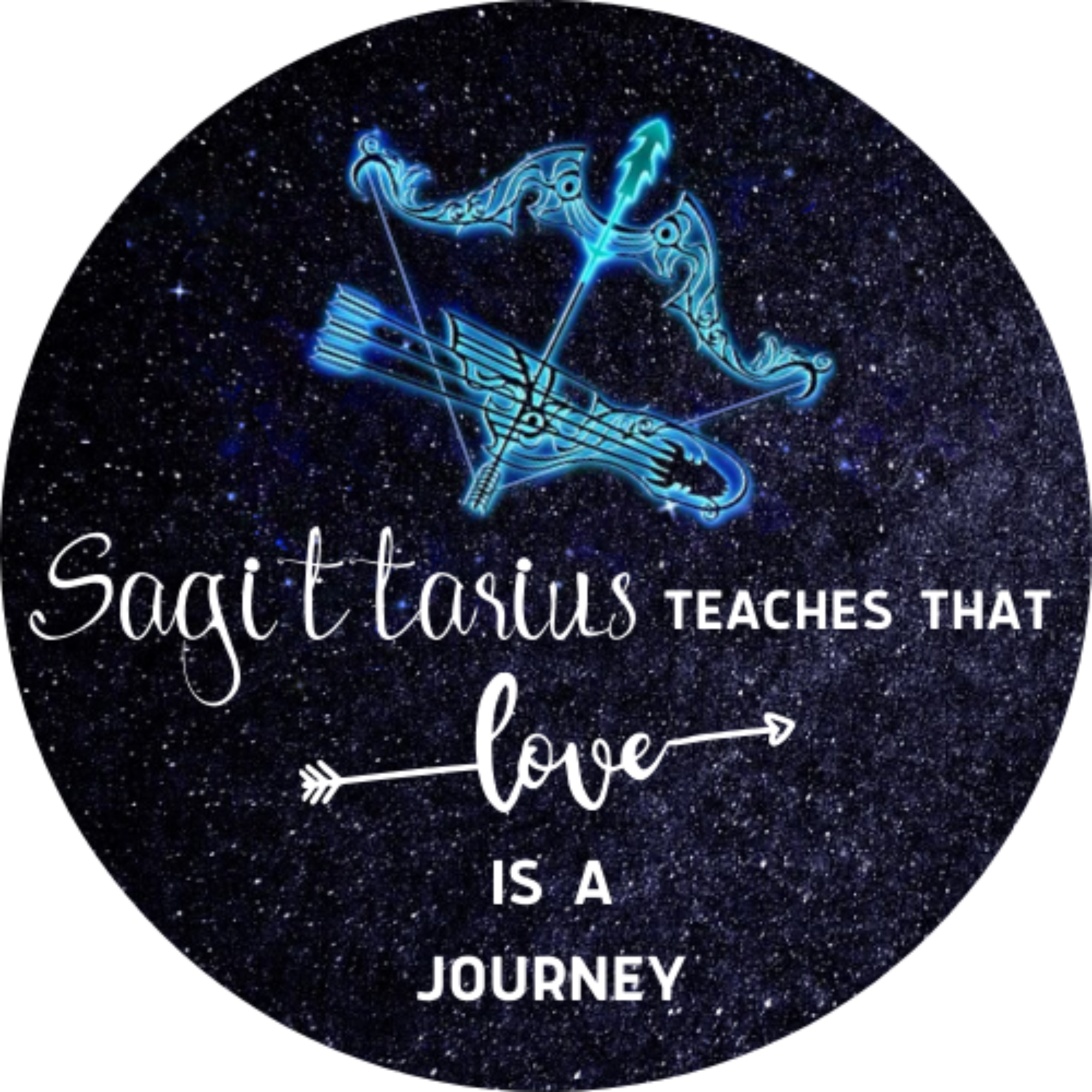 SAGITTARIUS and LOVE | Personalizable Pendant Necklace