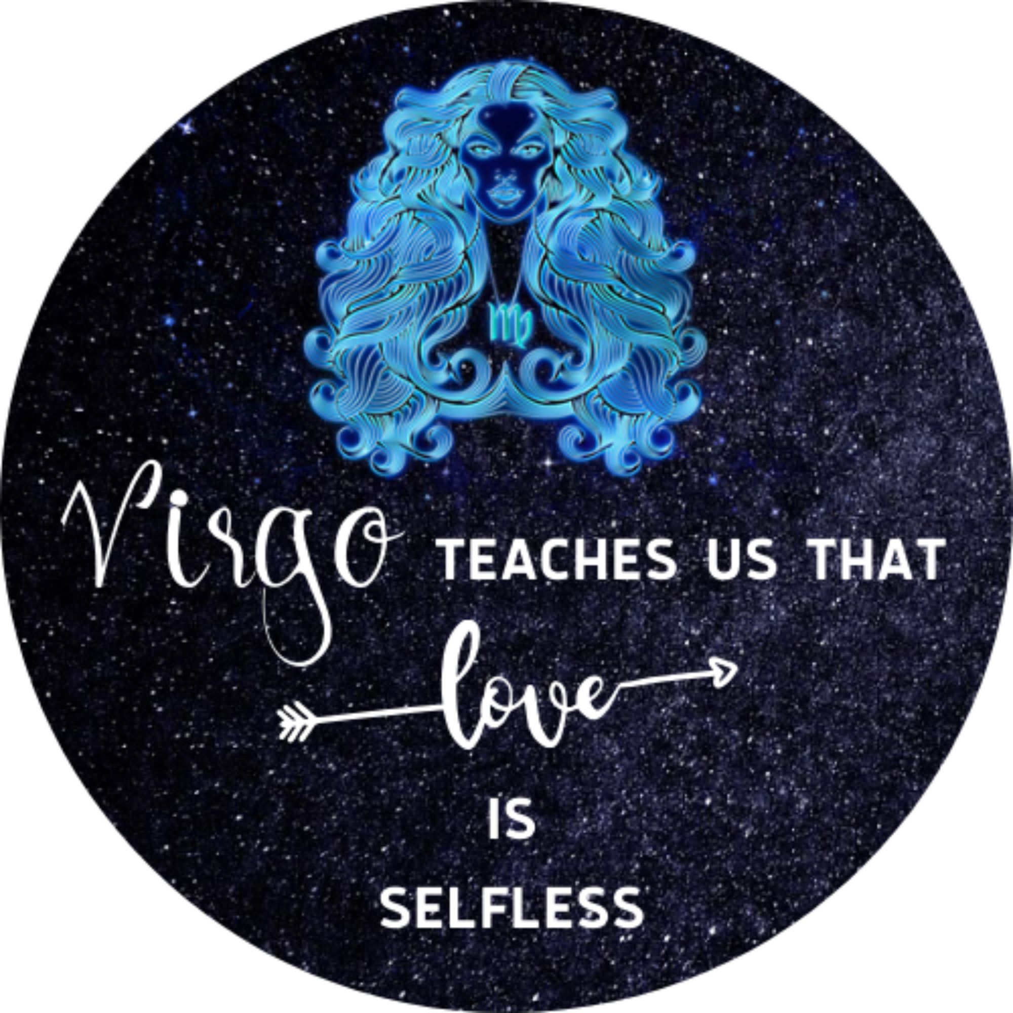 VIRGO and LOVE | Personalizable Pendant Necklace